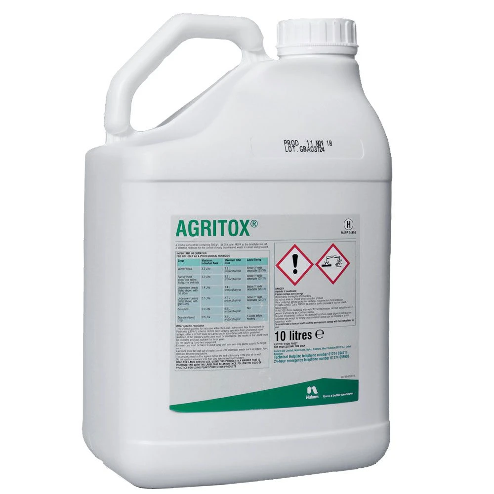 Agritox 10L - Grassland Weed Killer Containing MCPA 1 Agritox 10L - Grassland Weed Killer Containing MCPA