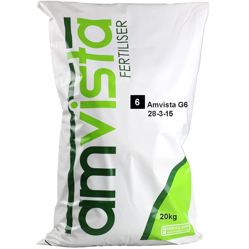 Amvista G6 Long Life Fertiliser 20KG (28-3-15) For Established Grass 1 Amvista G6 Long Life Fertiliser 20KG (28-3-15) For Established Grass