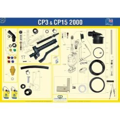 Cooper Pegler CP15 2000 Series Knapsack 15 L 846341 -Lawn Care Store cp 2000 parts poster 1