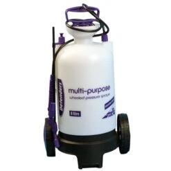 Defenders Multi-Purpose Wheeled Pressure Sprayer 8L -Lawn Care Store defenders multi purpose 2