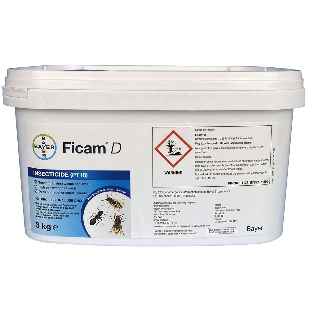 Ficam D 3kg - Professional Control Of Ants, Wasps & Hornets 2 Ficam D 3kg - Professional Control Of Ants, Wasps & Hornets - Image 2