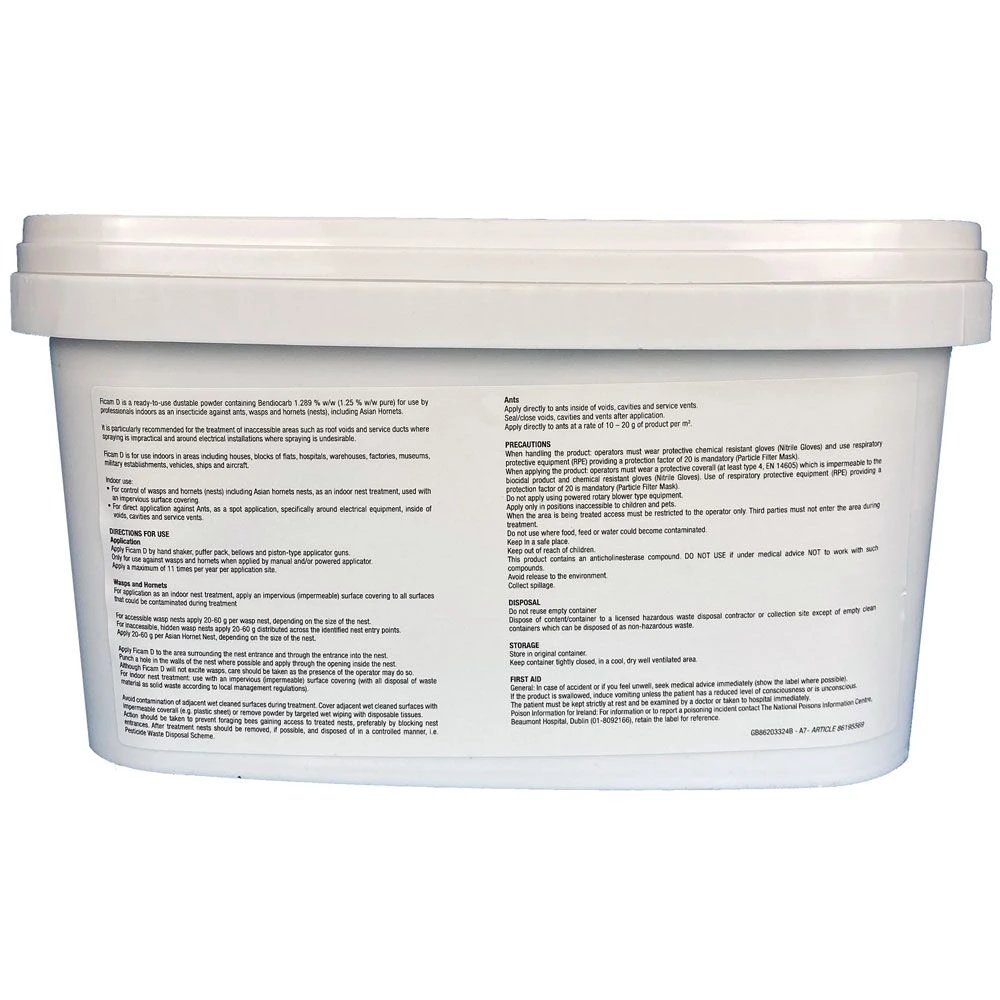 Ficam D 3kg - Professional Control Of Ants, Wasps & Hornets 3 Ficam D 3kg - Professional Control Of Ants, Wasps & Hornets - Image 3