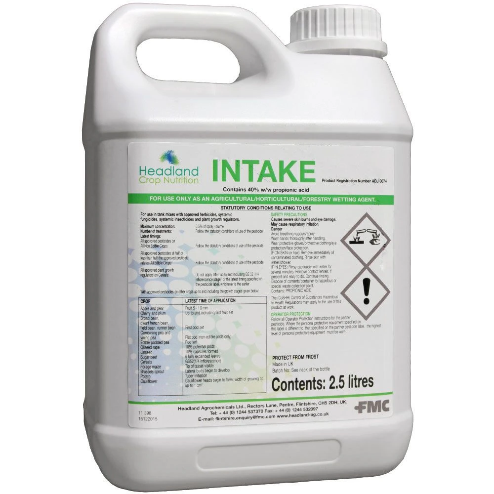 Headland Intake 2.5L- Penetrating Adjuvant & Water Conditioner 1 Headland Intake 2.5L- Penetrating Adjuvant & Water Conditioner