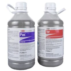 Pas Tor Twin Pack 1 X 2L + 1 X 2L - Powerful Grassland Weedkiller
