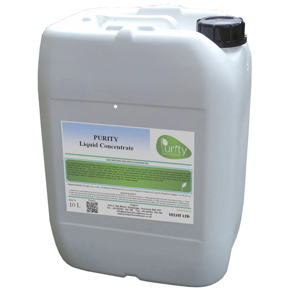 Purity Soil Conditioner 10L - Organic Liquid Concentrate 1 Purity Soil Conditioner 10L - Organic Liquid Concentrate