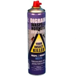 Digrain Wasps & Hornets Destroyer 600ml -Lawn Care Store wasp spray no lid